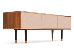 Mueble de TV - 170х59х48 cm - T4 - Rose Honeycomb, Nogueira^ Móvel De Tv