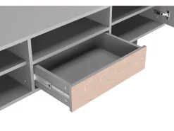 Mueble de TV - 170х59х41 cm - T6 - Rose Honeycomb, Cinza^ Móvel De Tv