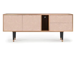 Mueble de TV - 170х69х48 cm - T1 - Rose Honeycomb, Nogueira Castanho