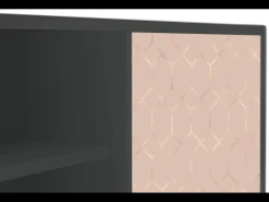 Clearance Mueble de TV - 170х69х48 cm - T2 - Rose Honeycomb, Antracite Cinza antracite