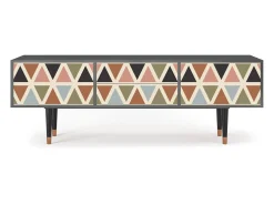 Mueble de TV - 170х59х48 cm - T4 - Royal Triangles, Antracite^ Móvel De Tv