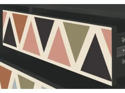 Mueble de TV - 170х59х48 cm - T4 - Royal Triangles, Antracite^ Móvel De Tv