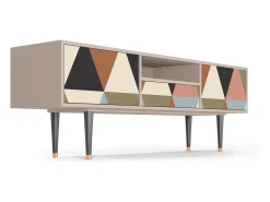 Mueble de TV - 170х59х41 cm - T6 - Royal Triangles, Latte^ Móvel De Tv