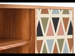 Mueble de TV - 170х69х48 cm - T2 - Royal Triangles, Nogueira^ Móvel De Tv
