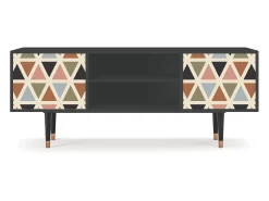 Mueble de TV - 170х69х48 cm - T2 - Royal Triangles, Antracite^ Móvel De Tv