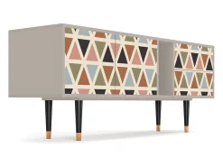 Online Mueble de TV - 170х69х48 cm - T1 - Royal Triangles, Areia Bege