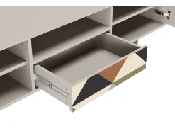 Mueble de TV - 170х59х41 cm - T6 - Royal Triangles, Areia^ Móvel De Tv
