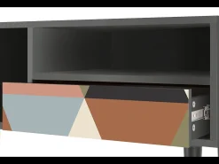 Mueble de TV - 115х59х48 cm - T3 - Royal Triangles, Antracite^ Móvel De Tv