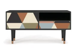 Mueble de TV - 115х59х48 cm - T3 - Royal Triangles, Antracite^ Móvel De Tv