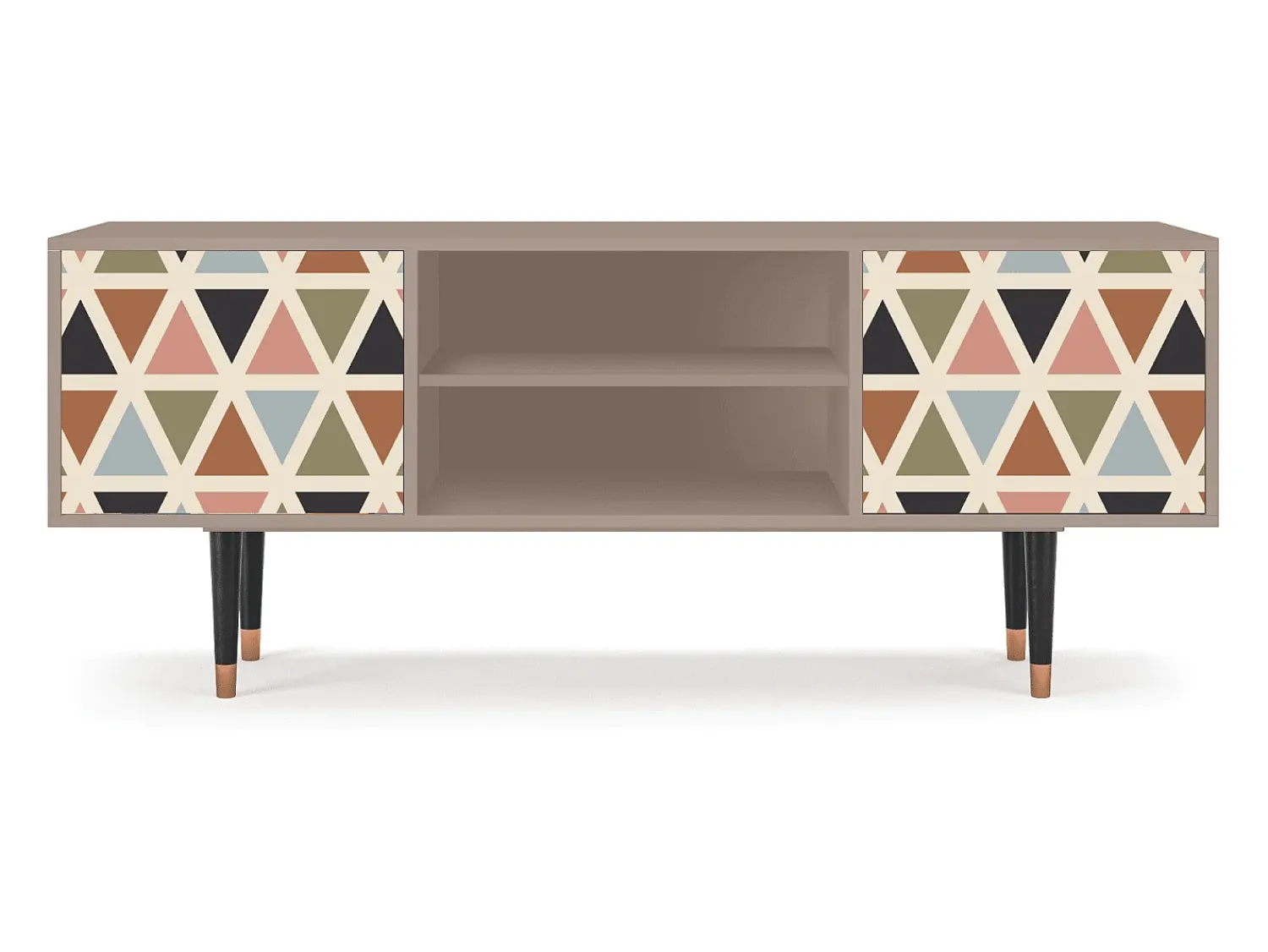 Mueble de TV - 170х69х48 cm - T2 - Royal Triangles, Latte^ Móvel De Tv