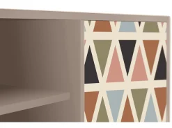 Mueble de TV - 170х69х48 cm - T2 - Royal Triangles, Latte^ Móvel De Tv