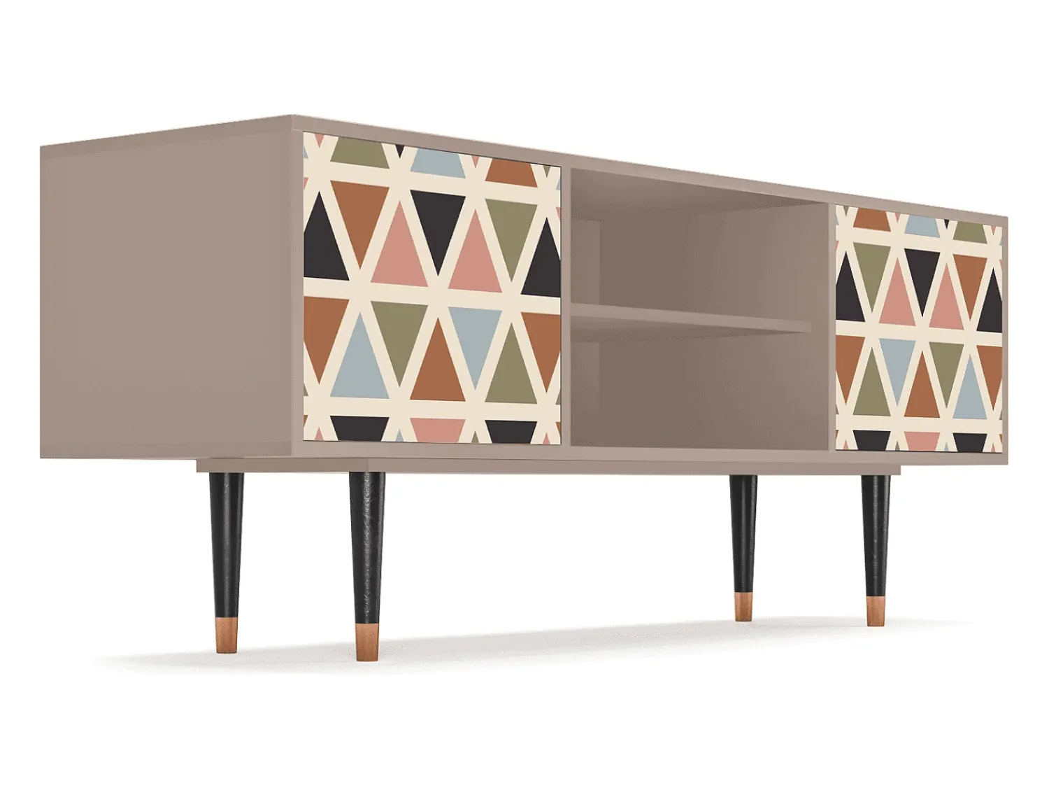 Mueble de TV - 170х69х48 cm - T2 - Royal Triangles, Latte^ Móvel De Tv
