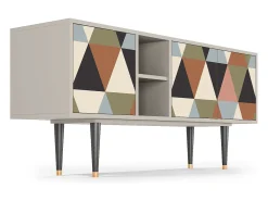 Mueble de TV - 150х69х41 cm - T5 - Royal Triangles, Areia^ Móvel De Tv