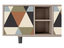 Mueble de TV - 150х69х41 cm - T5 - Royal Triangles, Latte^ Móvel De Tv