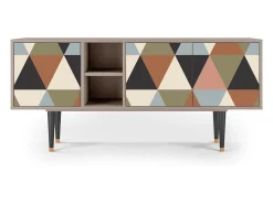 Mueble de TV - 150х69х41 cm - T5 - Royal Triangles, Latte^ Móvel De Tv