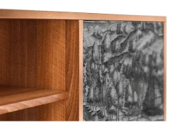 Mueble de TV - 170х69х48 cm - T2 - Rusticorum, Nogueira^ Móvel De Tv