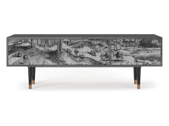 Mueble de TV - 170х59х48 cm - T4 - Rusticorum, Antracite^ Móvel De Tv
