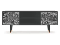 Mueble de TV - 170х69х48 cm - T2 - Rusticorum, Antracite^ Móvel De Tv
