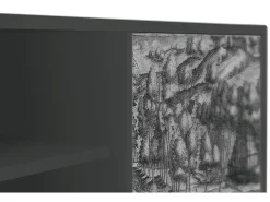 Mueble de TV - 170х69х48 cm - T2 - Rusticorum, Antracite^ Móvel De Tv
