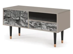 Móvel De Tv* Mueble de TV - 115х59х48 cm - T3 - Rusticorum, Areia Bege