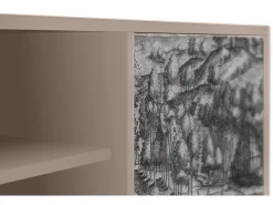 Móvel De Tv* Mueble de TV - 170х69х48 cm - T2 - Rusticorum, Latte Bege