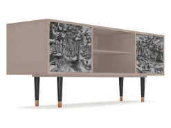 Móvel De Tv* Mueble de TV - 170х69х48 cm - T2 - Rusticorum, Latte Bege