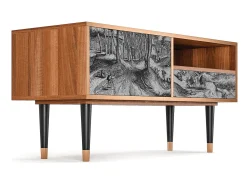 Mueble de TV - 115х59х48 cm - T3 - Rusticorum, Nogueira^ Móvel De Tv