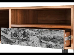 Mueble de TV - 115х59х48 cm - T3 - Rusticorum, Nogueira^ Móvel De Tv