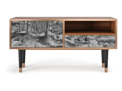 Mueble de TV - 115х59х48 cm - T3 - Rusticorum, Nogueira^ Móvel De Tv