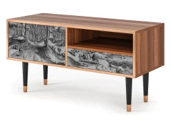 Mueble de TV - 115х59х48 cm - T3 - Rusticorum, Nogueira^ Móvel De Tv