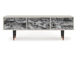 Móvel De Tv* Mueble de TV - 170х59х48 cm - T4 - Rusticorum, Areia Bege