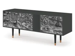 Mueble de TV - 170х69х48 cm - T1 - Rusticorum, Antracite^ Móvel De Tv