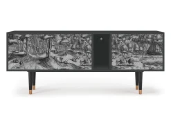 Mueble de TV - 170х69х48 cm - T1 - Rusticorum, Antracite^ Móvel De Tv