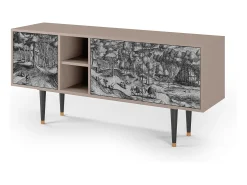 Outlet Mueble de TV - 150х69х41 cm - T5 - Rusticorum, Latte Bege