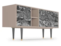 Outlet Mueble de TV - 150х69х41 cm - T5 - Rusticorum, Latte Bege