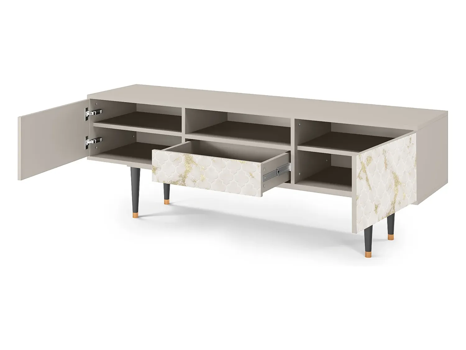 Mueble de TV - 170х59х41 cm - T6 - Sahara desert, Areia^ Móvel De Tv