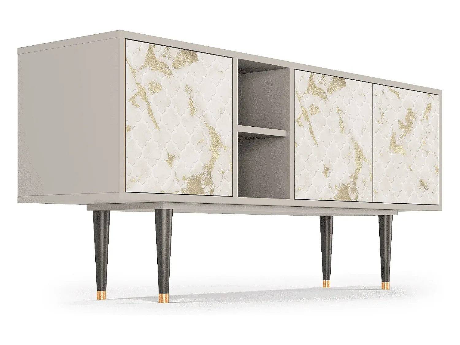 Móvel De Tv| Mueble de TV - 150х69х41 cm - T5 - Sahara desert, Areia Bege