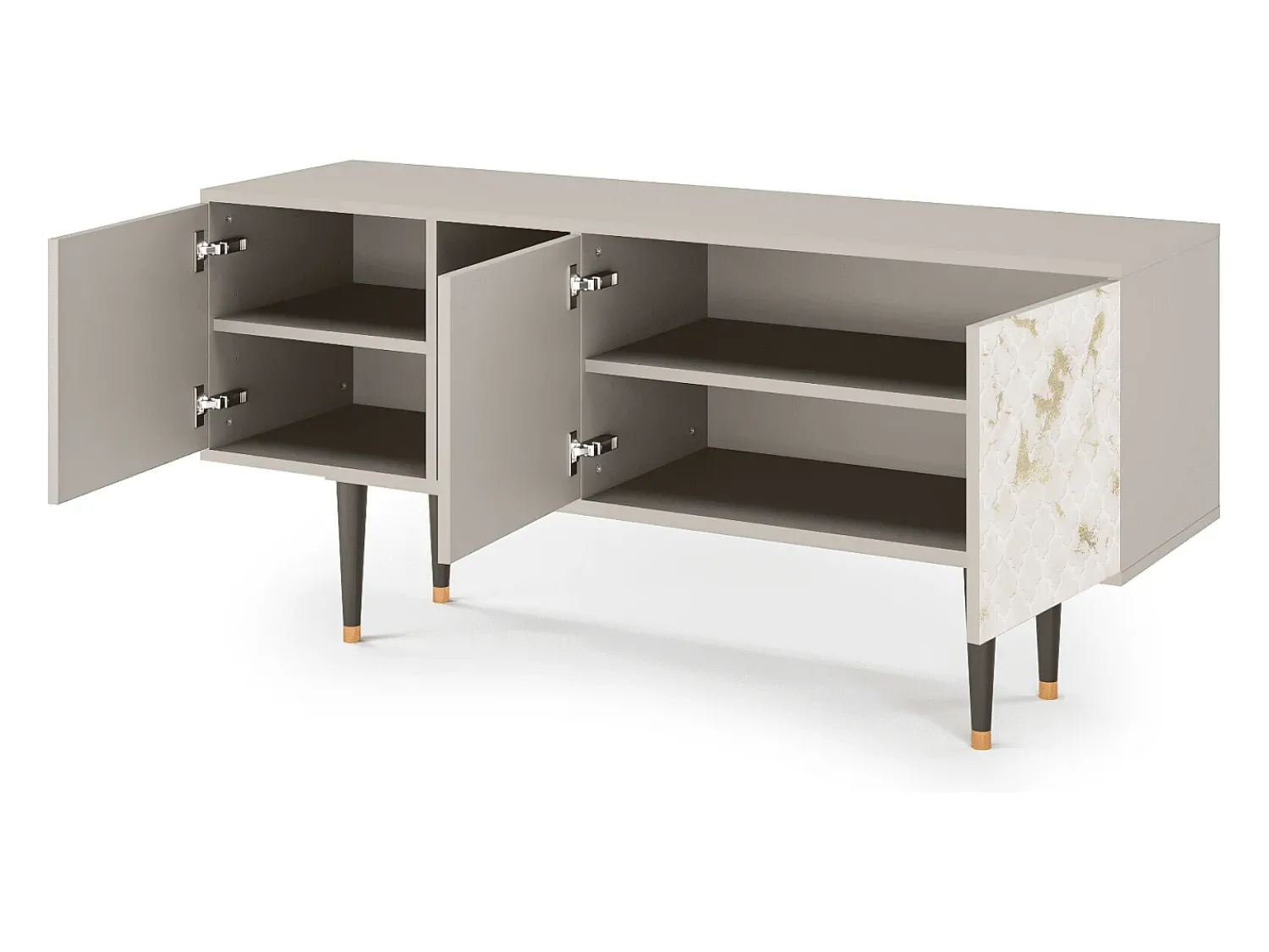 Móvel De Tv| Mueble de TV - 150х69х41 cm - T5 - Sahara desert, Areia Bege