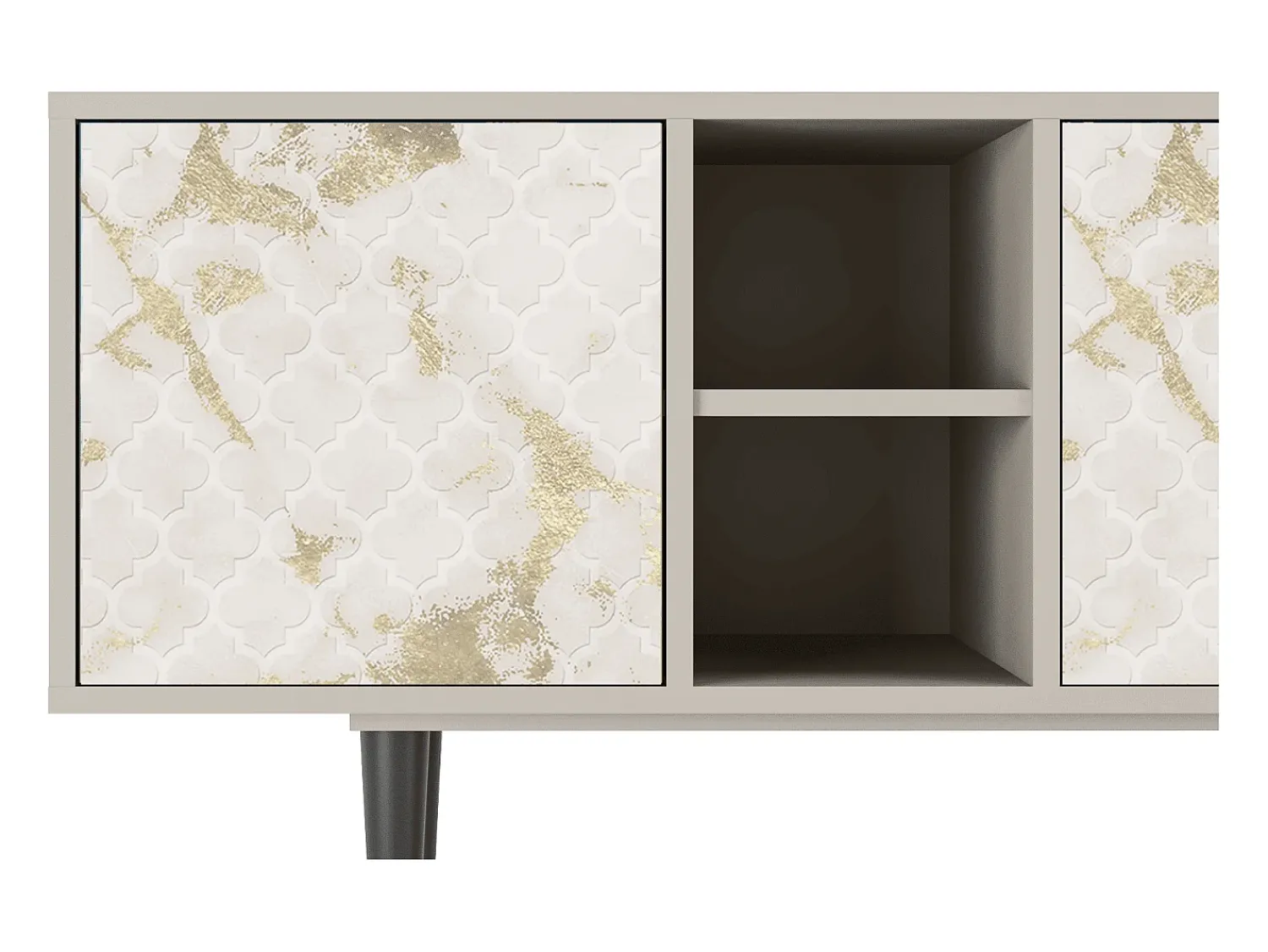 Móvel De Tv| Mueble de TV - 150х69х41 cm - T5 - Sahara desert, Areia Bege