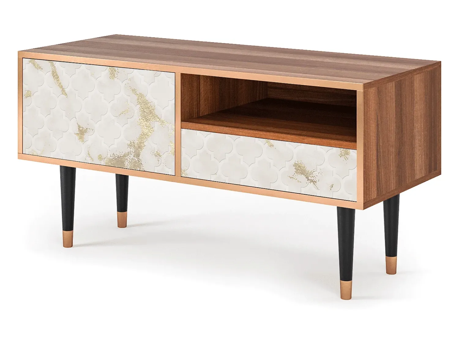 Mueble de TV - 115х59х48 cm - T3 - Sahara desert, Nogueira^ Móvel De Tv