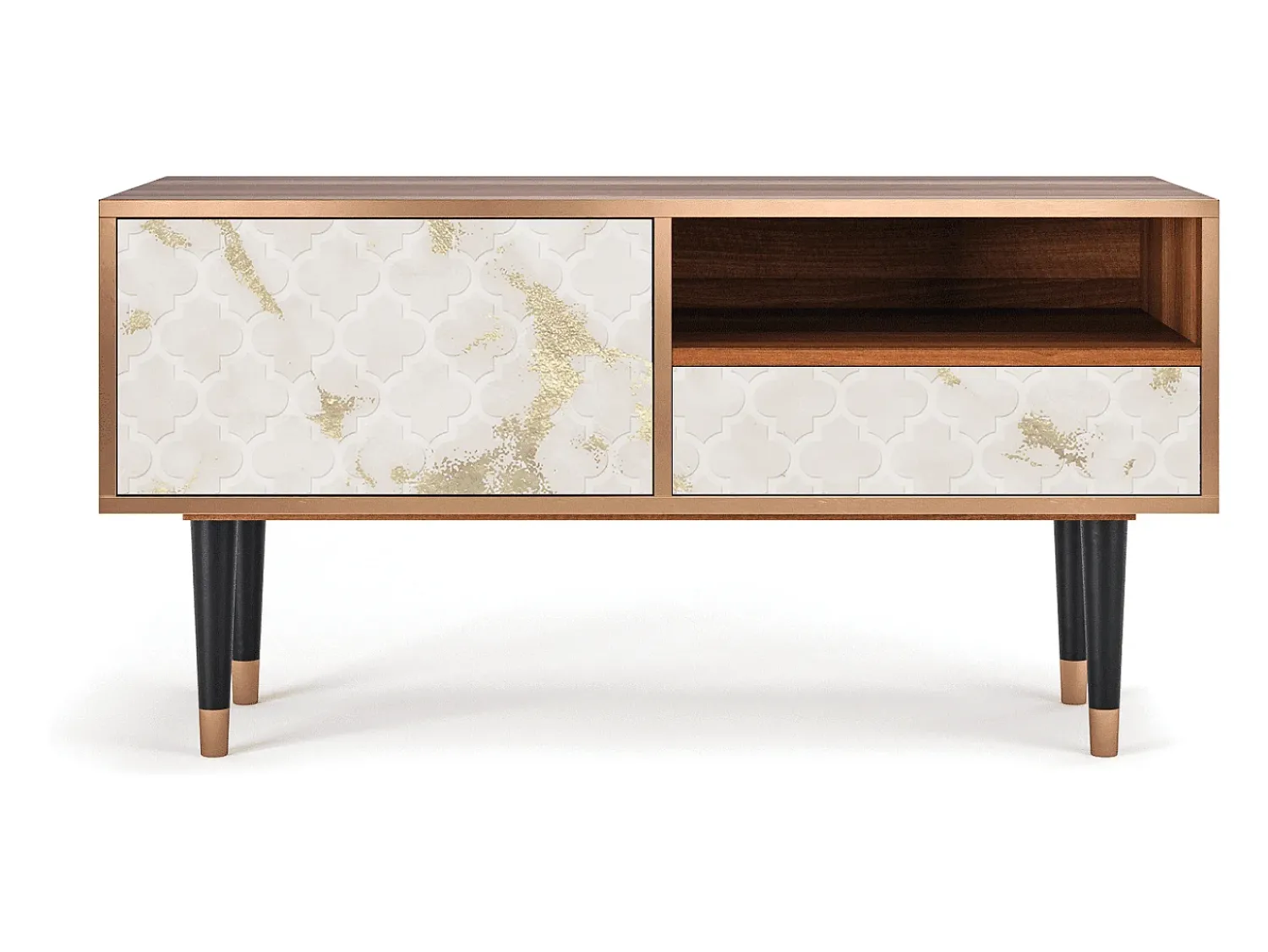 Mueble de TV - 115х59х48 cm - T3 - Sahara desert, Nogueira^ Móvel De Tv