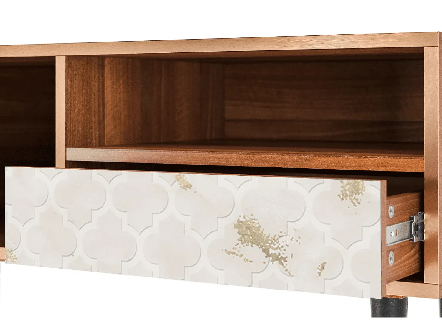 Mueble de TV - 115х59х48 cm - T3 - Sahara desert, Nogueira^ Móvel De Tv