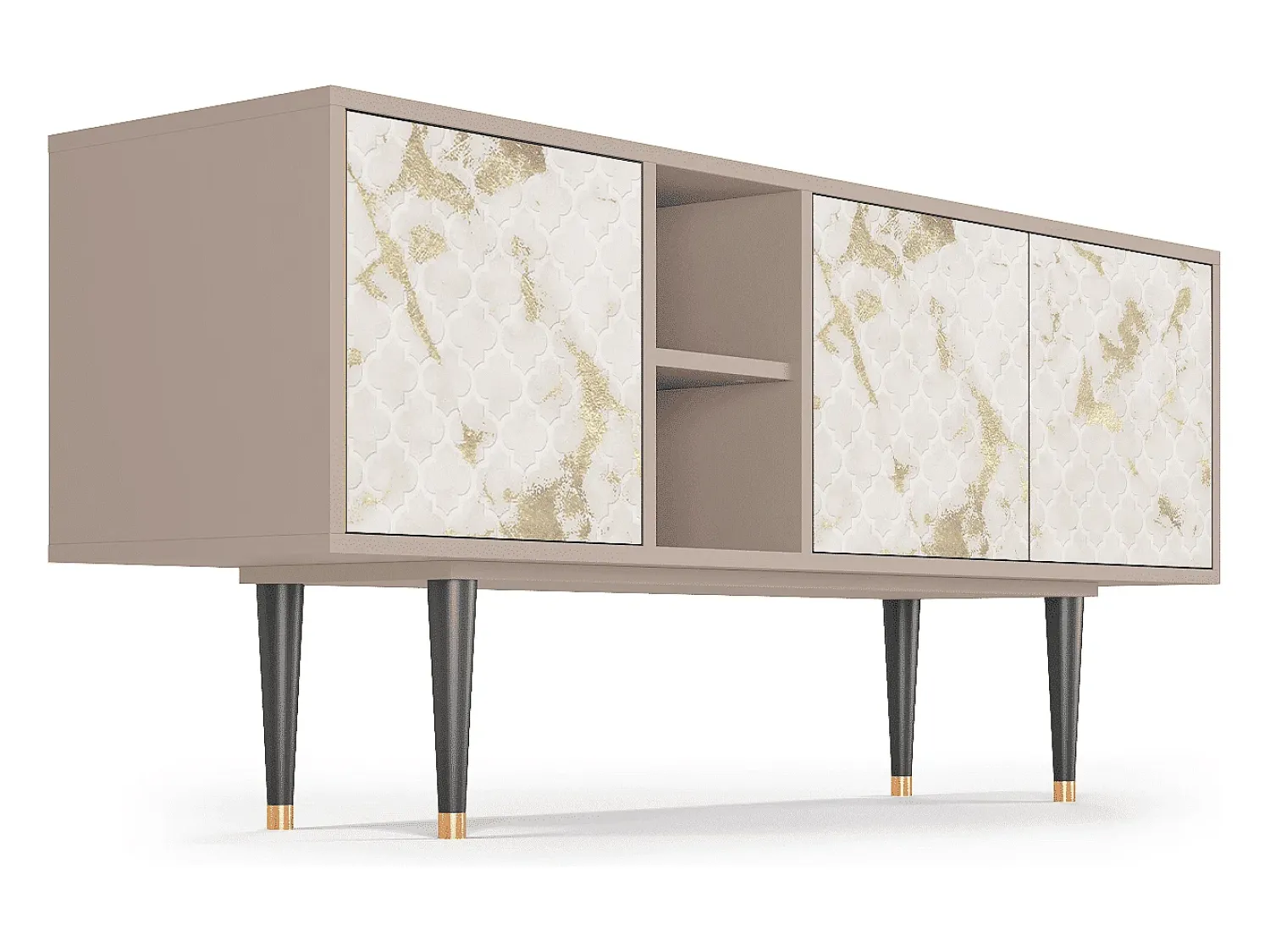 Móvel De Tv* Mueble de TV - 150х69х41 cm - T5 - Sahara desert, Latte Bege