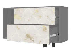 Móvel De Tv* Mueble de TV - 170х69х48 cm - T1 - Sahara desert, Cinza Cinzento