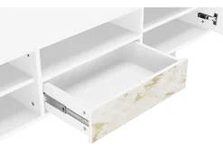 Móvel De Tv* Mueble de TV - 170х59х41 cm - T6 - Sahara desert, Branco Bege