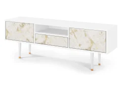 Móvel De Tv* Mueble de TV - 170х59х41 cm - T6 - Sahara desert, Branco Bege