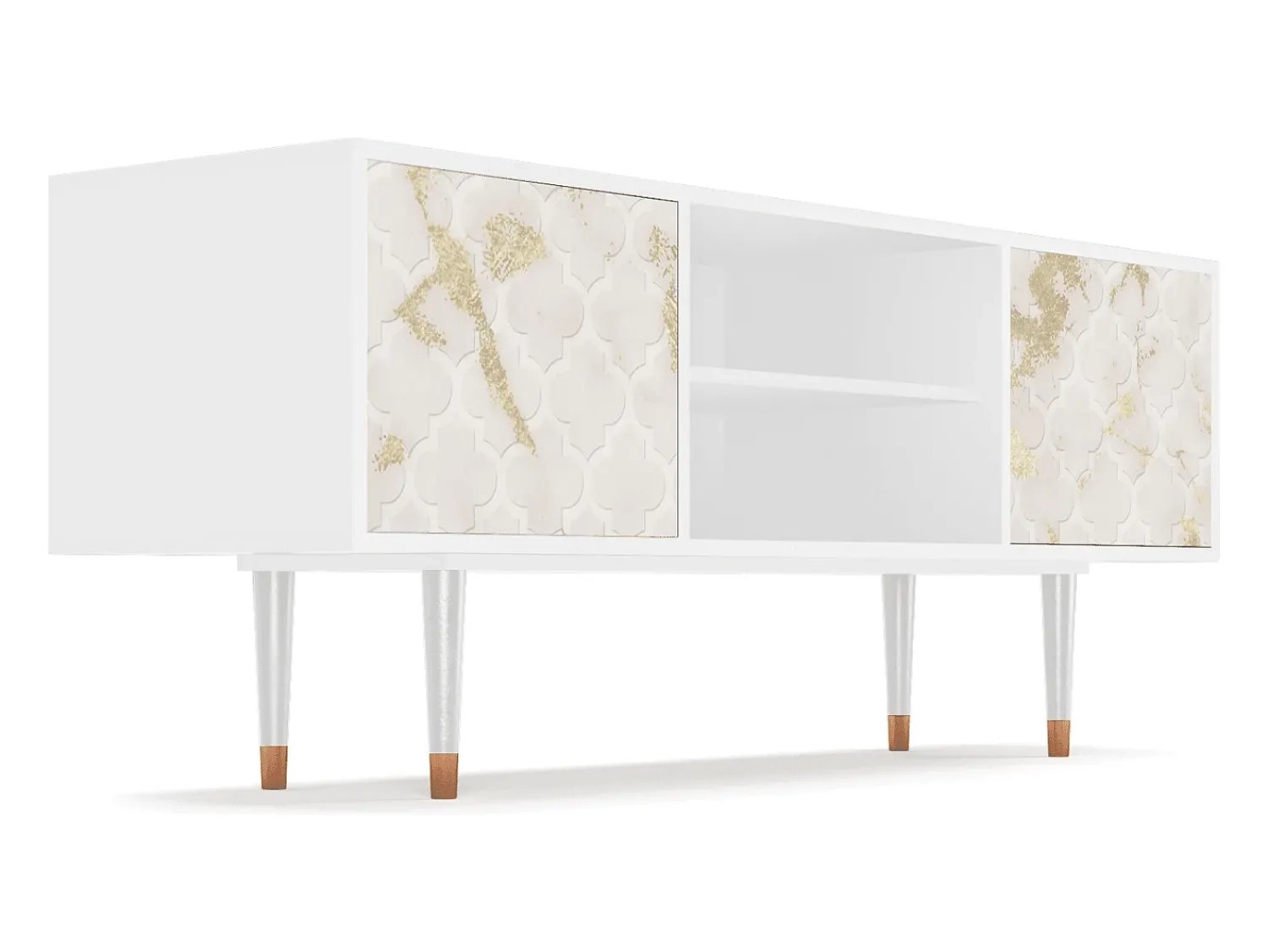 Mueble de TV - 170х69х48 cm - T2 - Sahara desert, Branco Bege