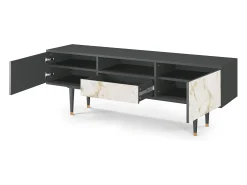 Móvel De Tv| Mueble de TV - 170х59х41 cm - T6 - Sahara desert, Antracite Cinza antracite