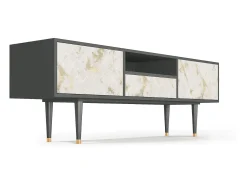 Móvel De Tv| Mueble de TV - 170х59х41 cm - T6 - Sahara desert, Antracite Cinza antracite
