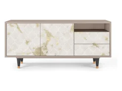 Mueble de TV - 125х56х41 cm - T7 - Sahara desert, Latte Bege